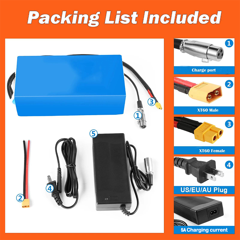 60V 30Ah Electric Scooter Battery - Bateria de Lítio 48V 52V para