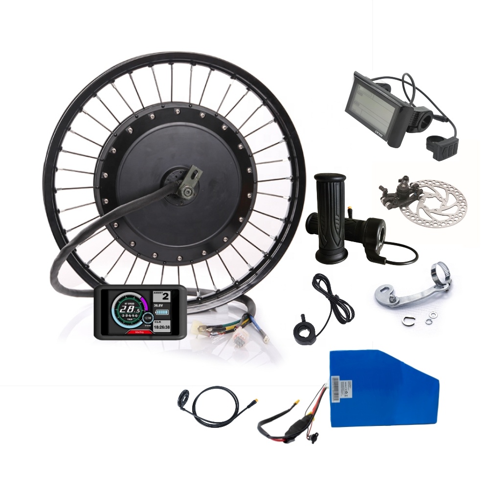 72V 5000W Electric Motorcycle - Kit de conversão de bicicleta elétrica