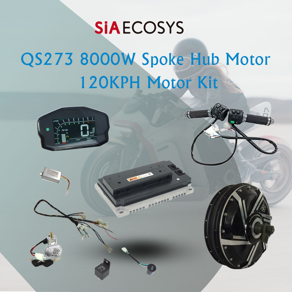 Qs273 Hub Motor 8000W 72V - Motor de cubo de raio QS273