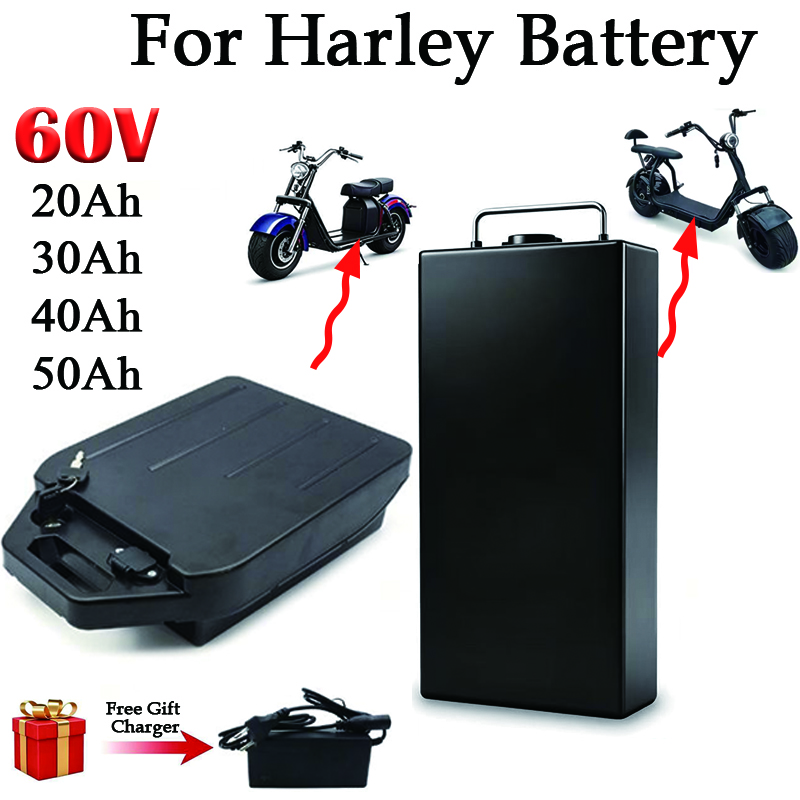 60V 30Ah Electric Scooter Battery - Bateria de lítio 18650 para motocicleta