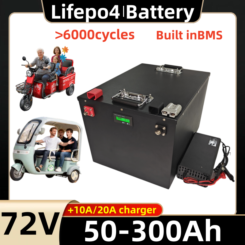 72V 60Ah Lifepo4 Battery Pack - Bateria de lítio Lifepo4 72V 50Ah