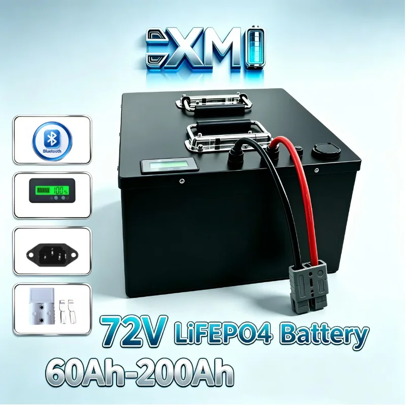 72V 60Ah Lifepo4 Battery Pack - Bateria de Lítio Ferro Fosfato 24S