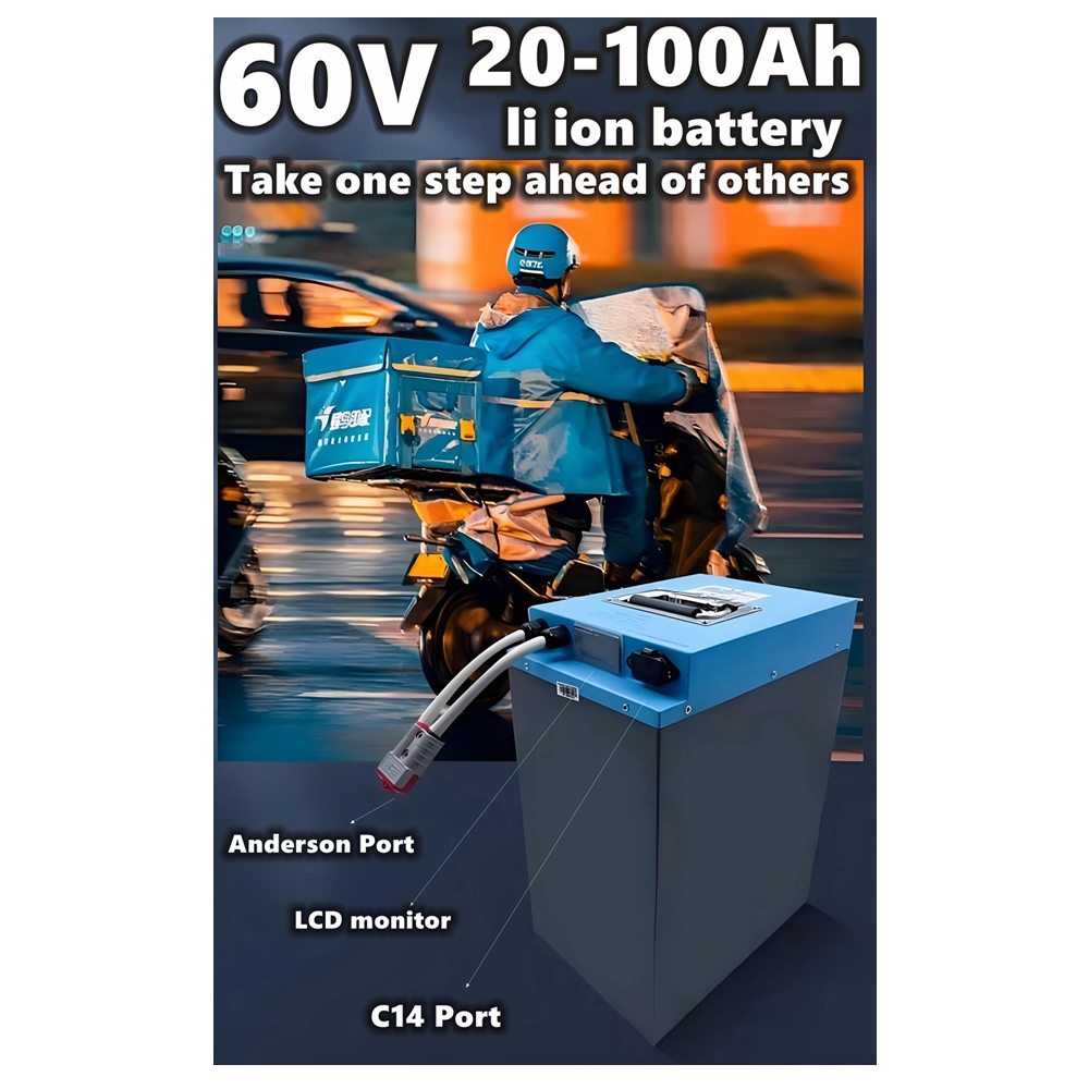 60V 30Ah Electric Scooter Battery - Hs 60v scooter li ion bateria