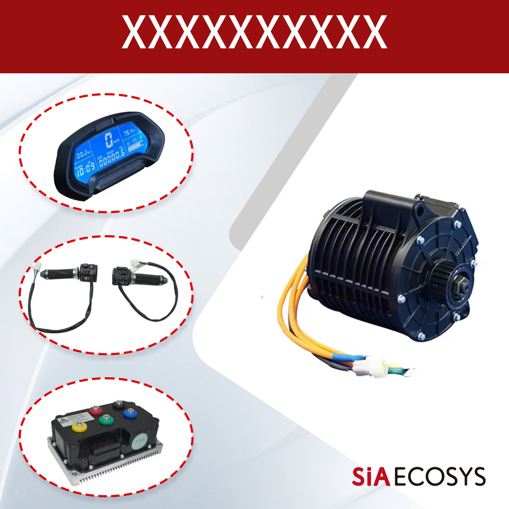 Mid Drive Motor Kit 72V 3000W - Kit de Motor de Tração Central