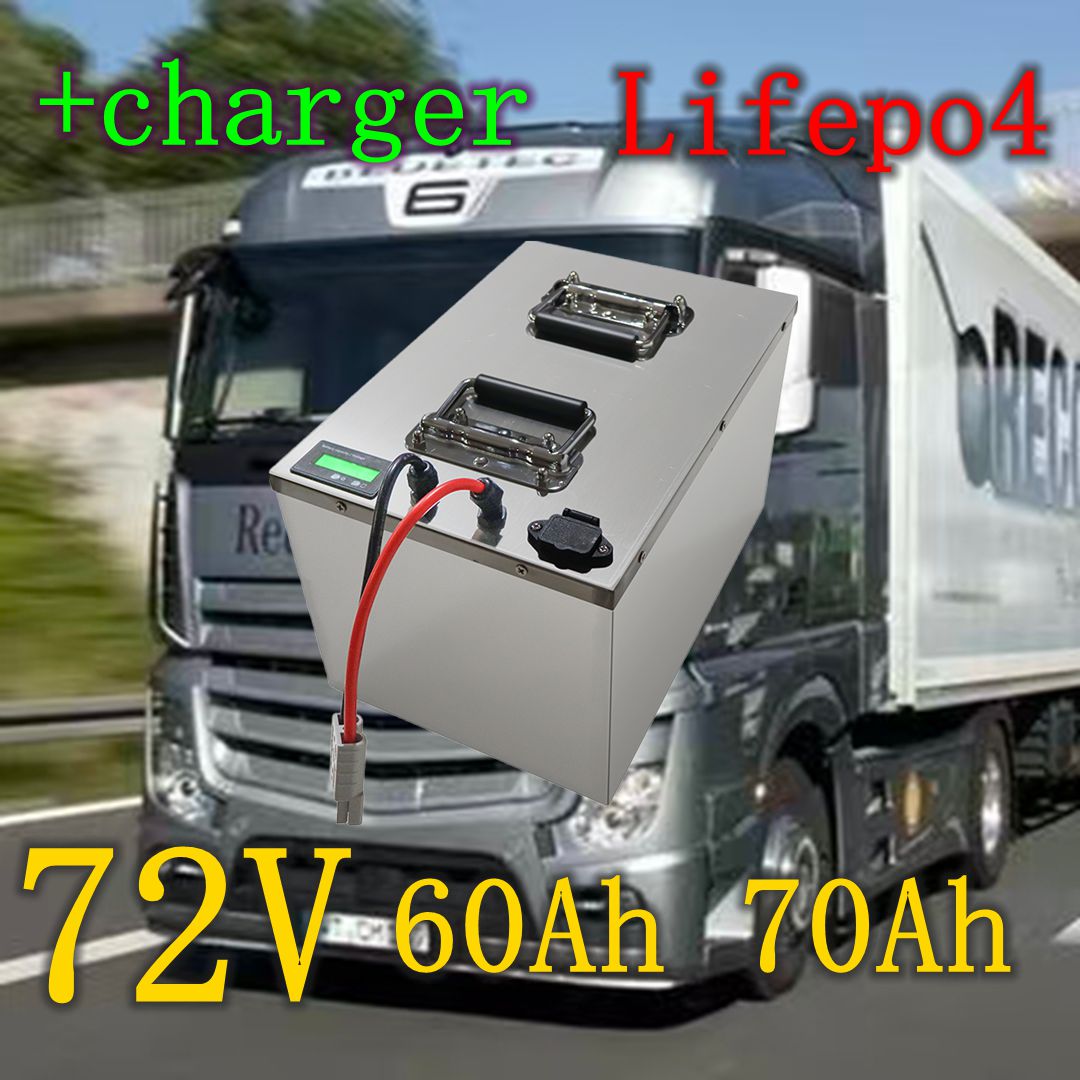 72V 60Ah Lifepo4 Battery Pack - Bateria Recarregável de Lítio LiFePO4 72V