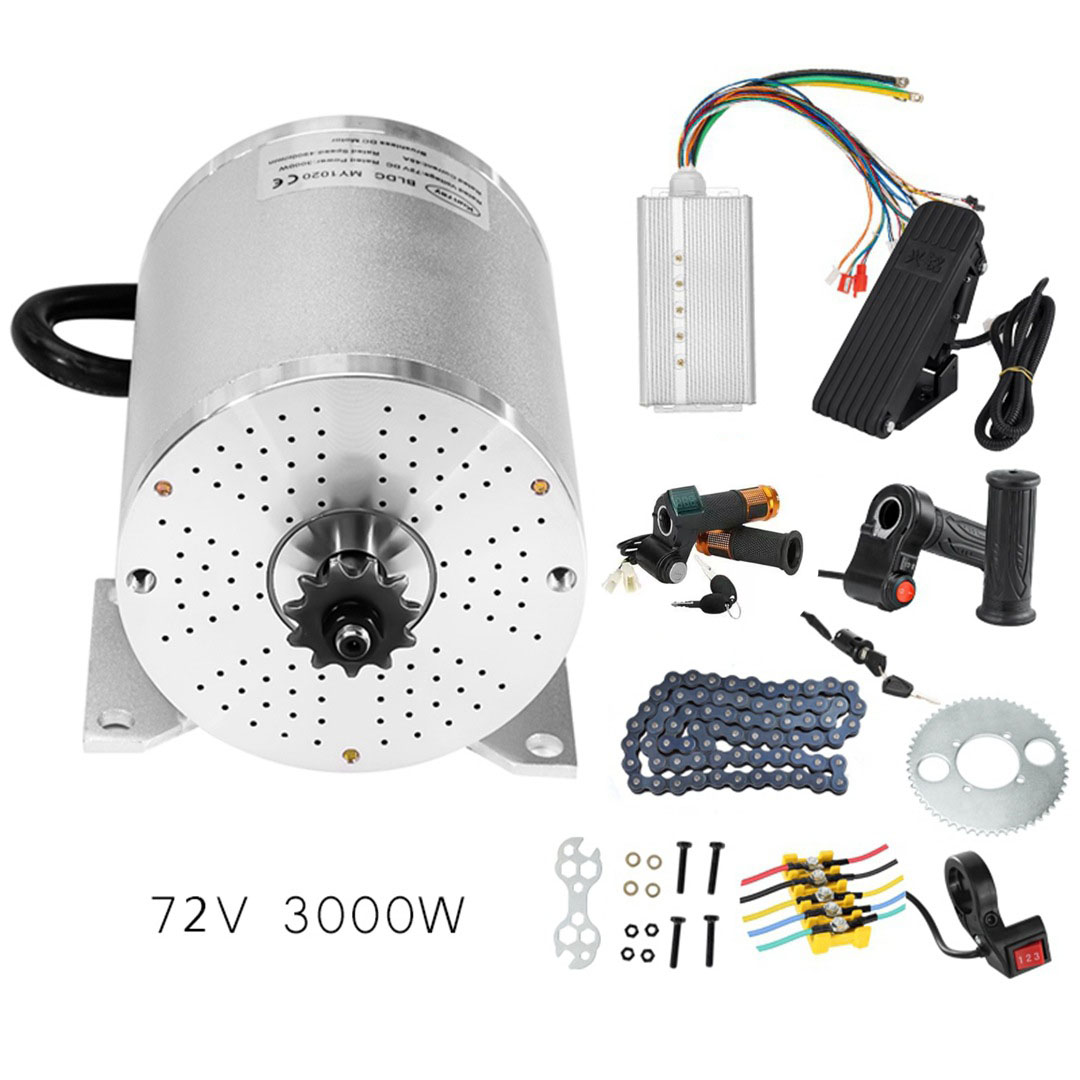 Electric Motorcycle Conversion Kit 72V - Kit de motor elétrico de conversão
