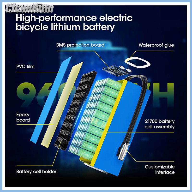 Bateria de Lítio 48V 52V para  - 60V 30Ah Electric Scooter Battery avaliação e preço