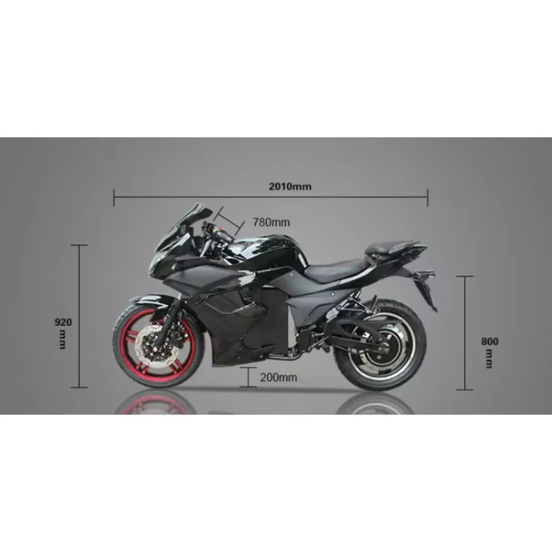 Nova Moto Elétrica de Corrida  - 72V 5000W Electric Motorcycle avaliação e preço