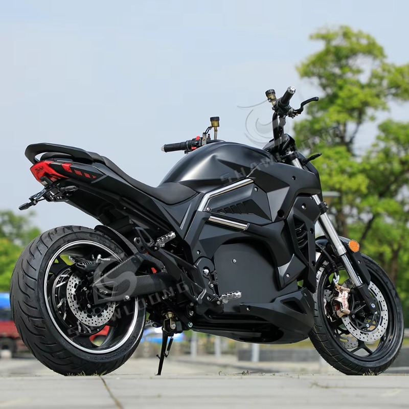Preço de Fábrica Shawloong SL- - 72V 5000W Electric Motorcycle avaliação e preço
