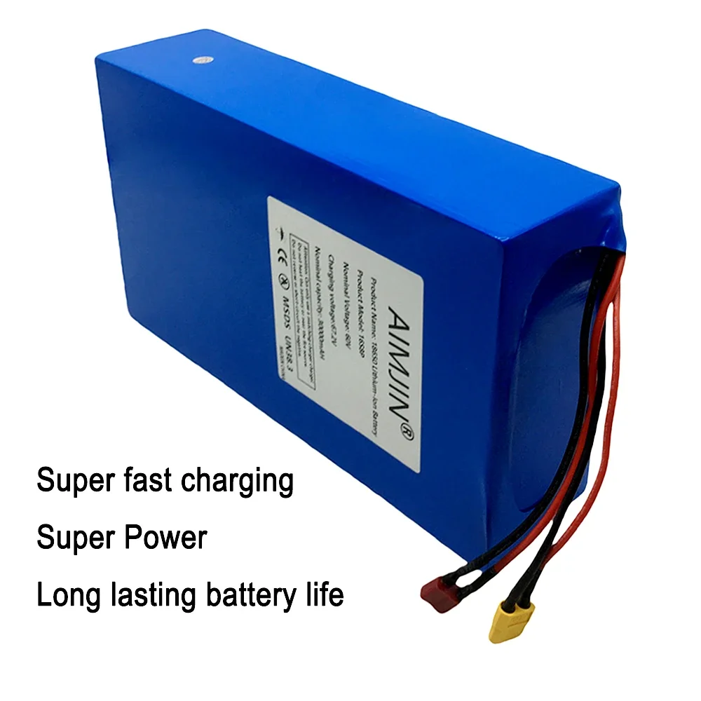 Bateria de Lítio Nova 16S8p 10 - 60V 30Ah Electric Scooter Battery avaliação e preço