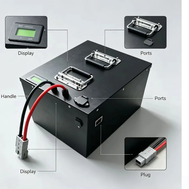 Bateria de Lítio Ferro Fosfato - 72V 60Ah Lifepo4 Battery Pack avaliação e preço