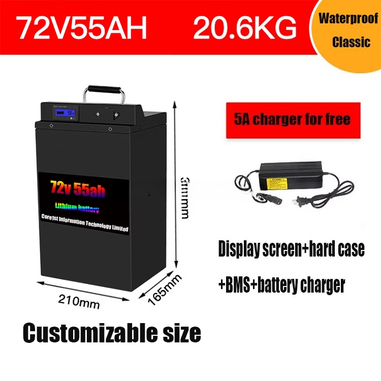 Bateria Lifepo4 de 72 Volts 72 - 72V 60Ah Lifepo4 Battery Pack avaliação e preço