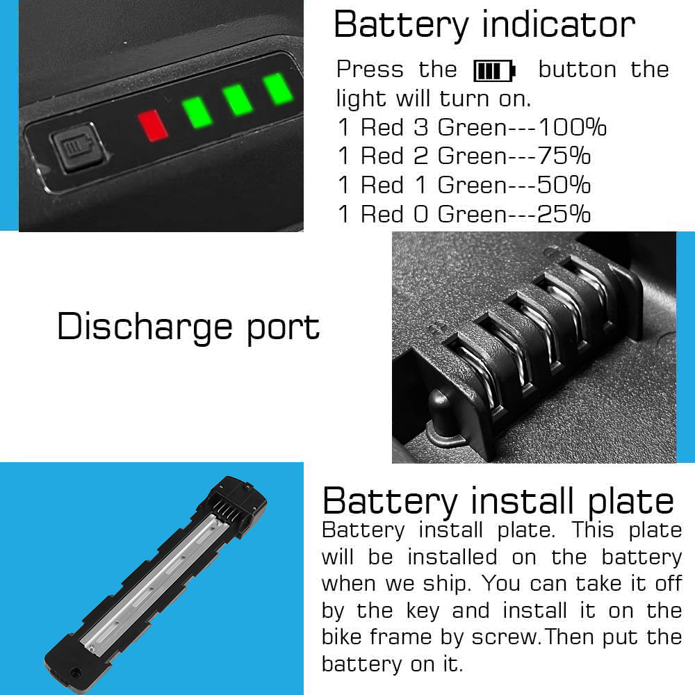 Bateria de E-Bike Downtube 52V - 60V 30Ah Electric Scooter Battery avaliação e preço