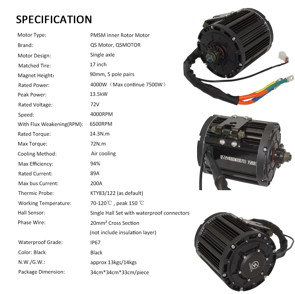 Kit de motor de acionamento mé - Electric Motorcycle Conversion Kit 72V avaliação e preço
