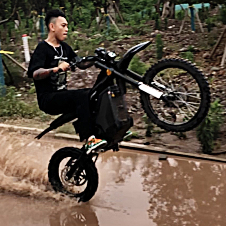 STLF Nível de Competição Caofe - 72V 12000W Electric Dirt Bike avaliação e preço