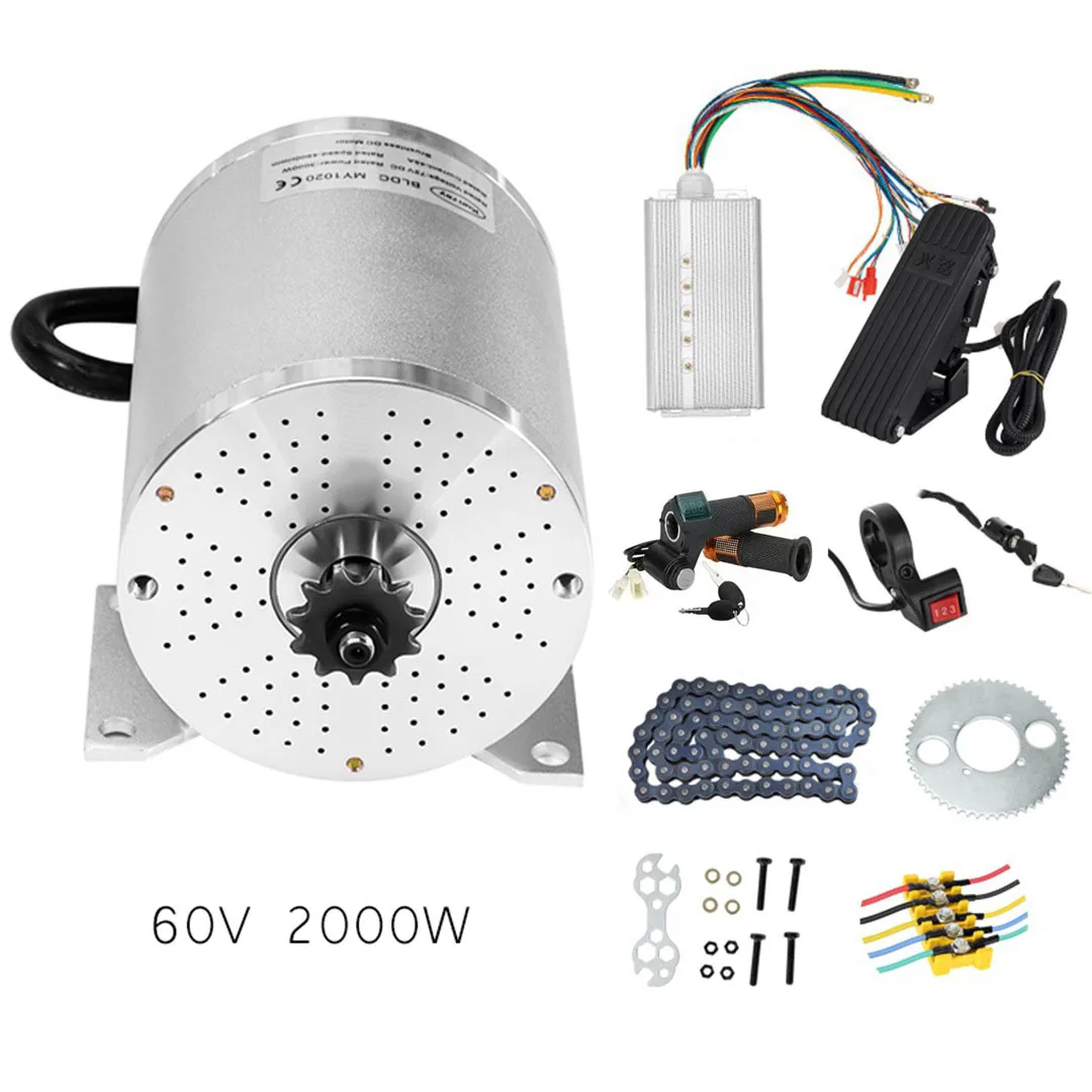 Kit de motor elétrico de conve - Electric Motorcycle Conversion Kit 72V avaliação e preço